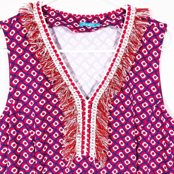 🔥SALE🔥 J McLaughlin sleeveless Lola geometric print dress Medium NWOT - Picture 9 of 10